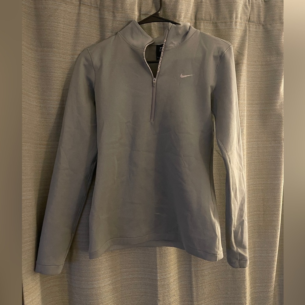 Nike Pro Grey quarter zip